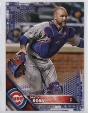 2016 Topps Topps.com Online Exclusive 5x7 Jumbo Blue 1/1 David Ross #441 11j4
