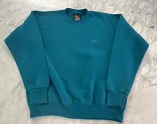 Vintage USA Olympics Sweatshirt Men  s Large Turquoise Pullover Embroidery