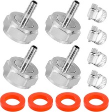 Keg Coupler Barb Connector 1/4'' Barb G5/8 Thread Hex Nut 3/16 Beer Line Connect