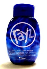 SUPRE "RAYZ" CRYSTAL BRONZER w/COOLING FACTOR- 8Z - NEW - 25. RETAIL