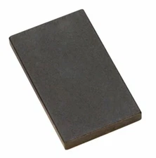 2" x 1-1/2" Black Glass Test Stone (Economy) Jewelry Metal Karat Purity Value