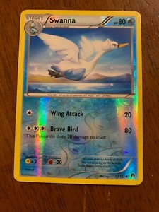 Swanna Reverse Holo 37/122 XY Breakpoint Pokemon - NM/M