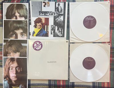 BEATLES(ホワイト•アルバム)／THE BEATLES  lads The Beatles White Album White Vinyl Factory Sealed Vintage