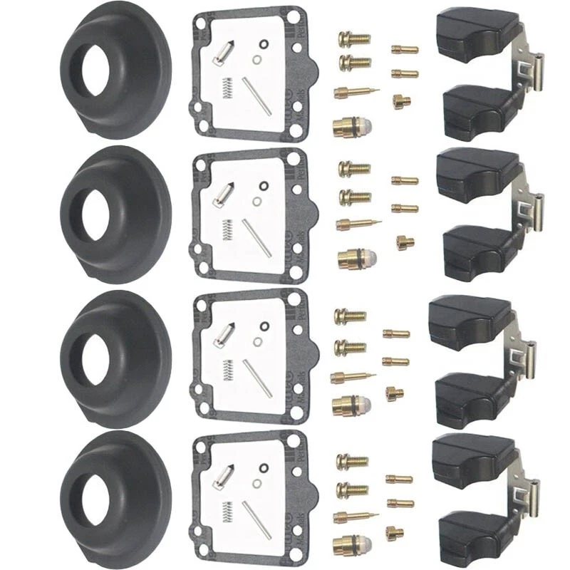 4 Carb For Yamaha XS1100 XS1100L XS1100S 1980-1981 Carburetor repair kit Rebuild Foto 3 de 3