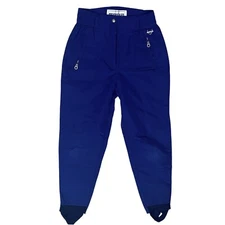 FERA Ski Snow Pants Sz 8 Women’s Stirrup Blue/Purple