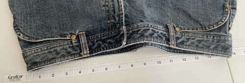 J CREW VTG womens denim short back buckle size 8 - Picture 4 of 5