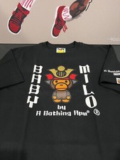 A Bathing Ape Baby Milo Samurai Tee, Medium Size New