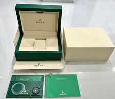 Authentic ROLEX Watch Box GMT MASTER II FULL SET Batman Pepsi 126710 126711