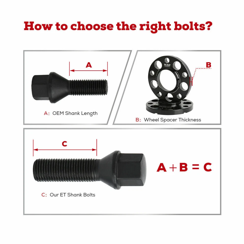 4 шт колесных распорок 15 и 20 мм 5x120 HubCentric для BMW F30 F80 M3 F10 M5 F82 M4 - Изображение 2 из 4
