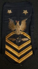 Cold War USN Navy MCPO Master Chief Aviation Electronics Technician Bullion Rate