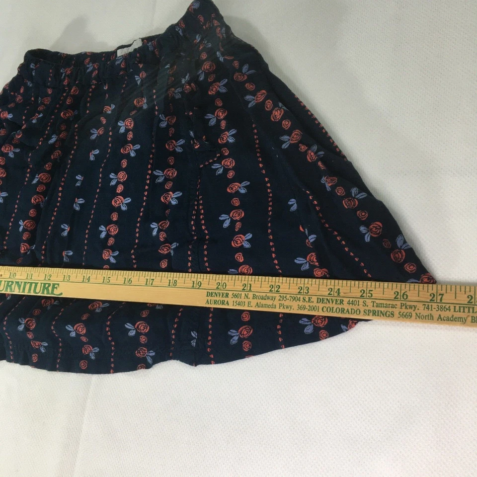 Cooperative Womens Skirt XS NAVY Floral Pull On Pockets Size XS - Изображение 4 из 4