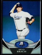 2011 Bowman Platinum #BPP70 Brad Brach Prospects Blue Refractors #/199