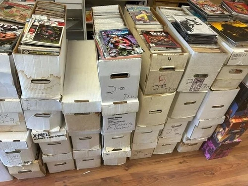 Mystery Comic Book Box with 100 random comics free shipping