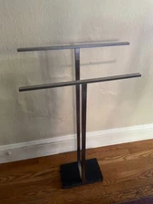 blomus Menoto Free Standing Towel Rack - Brushed Stainless Steel