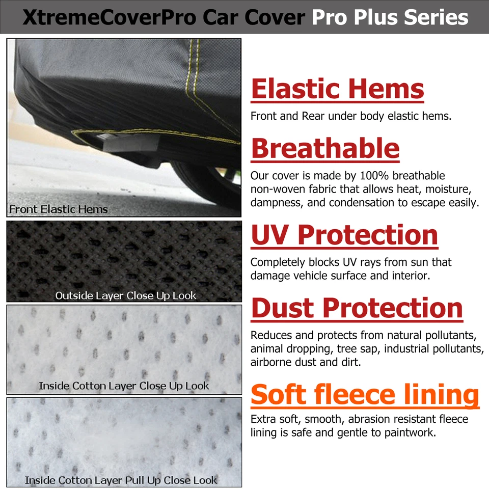 2013 Chevy Volt Breathable Car Cover w/fleece - Изображение 2 из 4