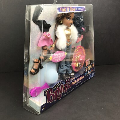 1st Edition Bratz Funk 'N' Glow Collection SASHA Doll 2002 NRFB
