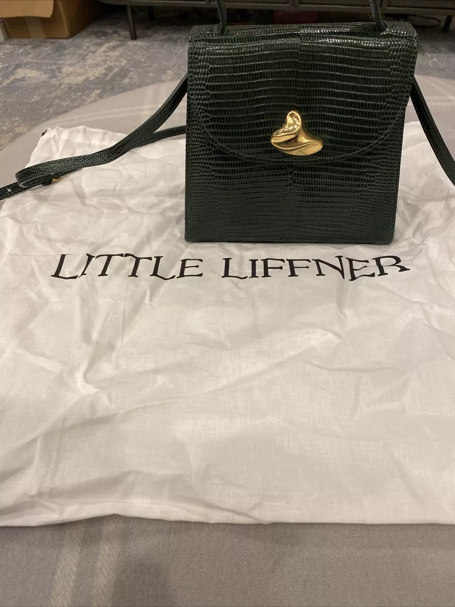 LITTLE LIFFNER Little Lady Swirl lizard-effect leather tote BRAND