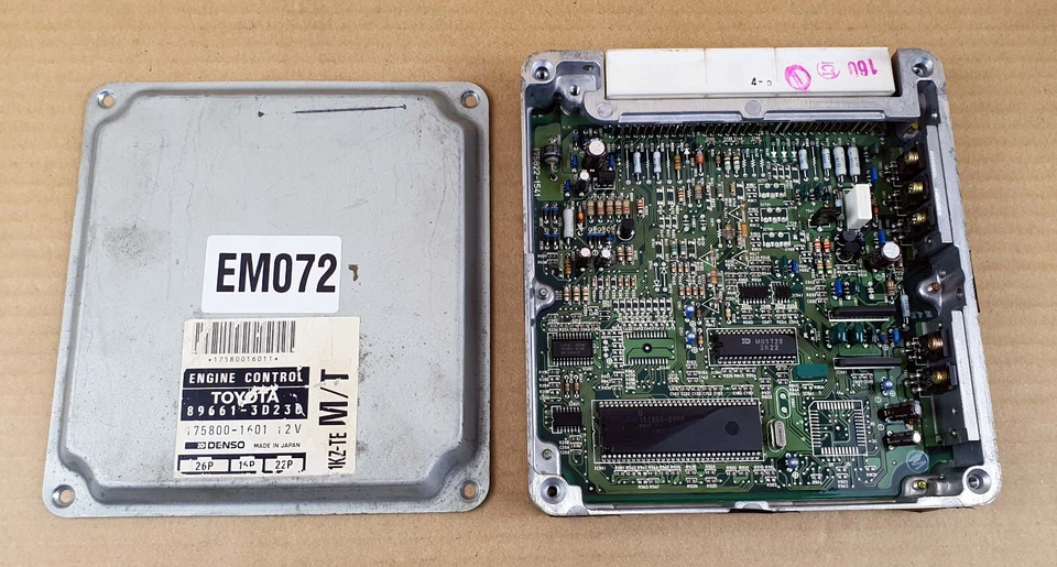 Toyota Hilux Surf KZN185G KZN185W 1KZ-TE M/T 89661-3D230 engine computer oem jdm - Image 3 of 4