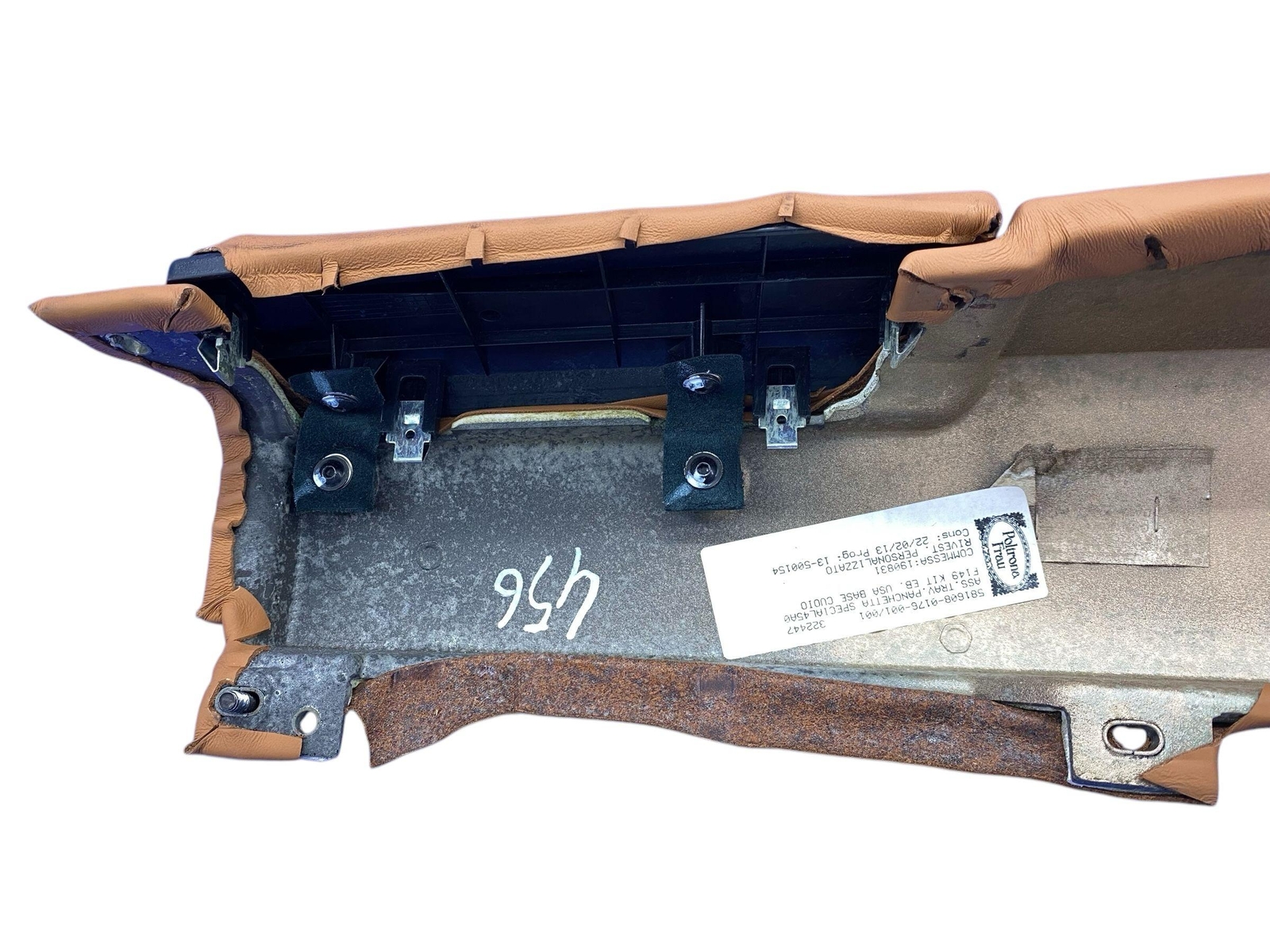 2012-2014 FERRARI CALIFORNIA REAR UPPER CENTRAL INTERIOR COVER PANEL *INDENT*