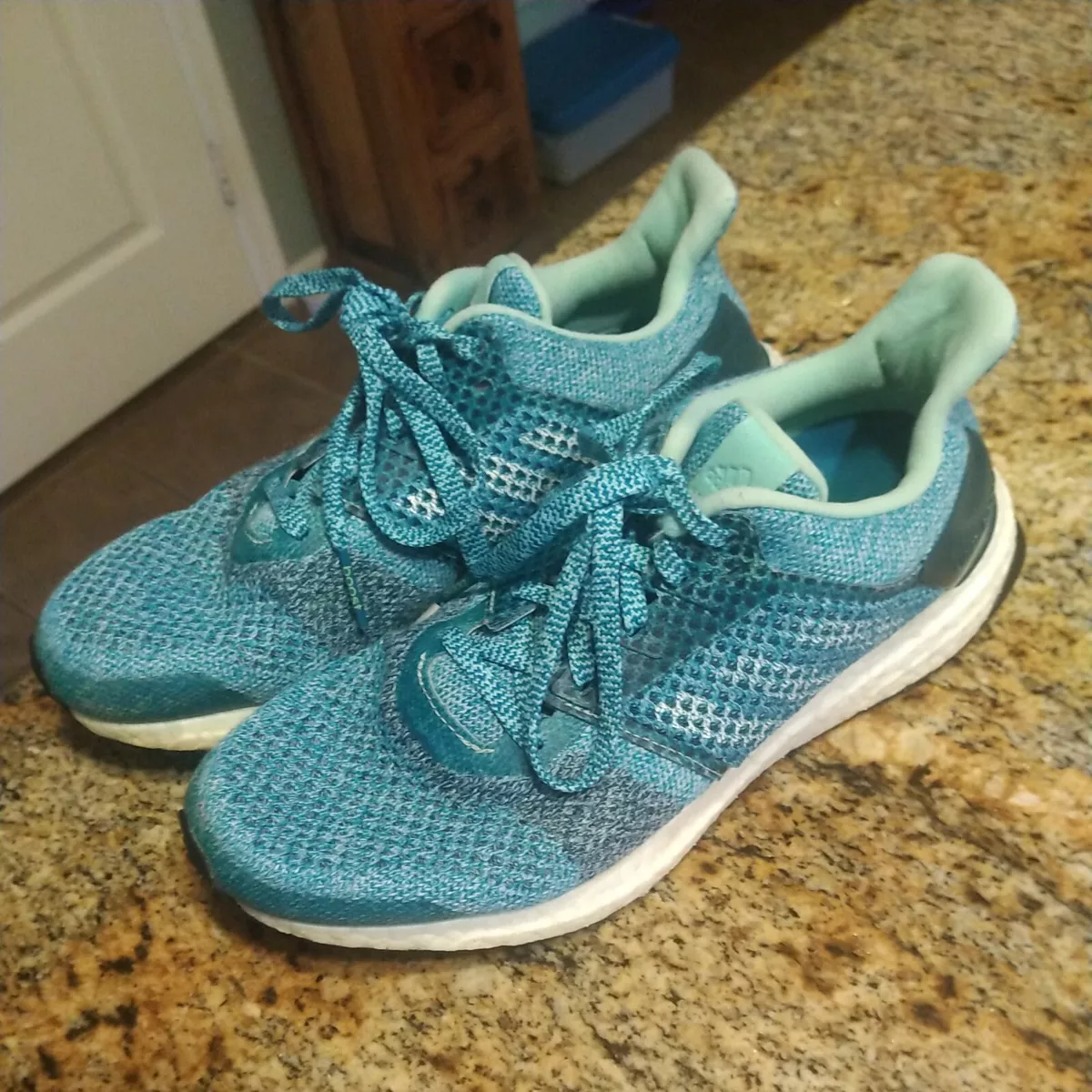 Adidas Women ST Size 8M Green Running Sneaker S80619 | eBay