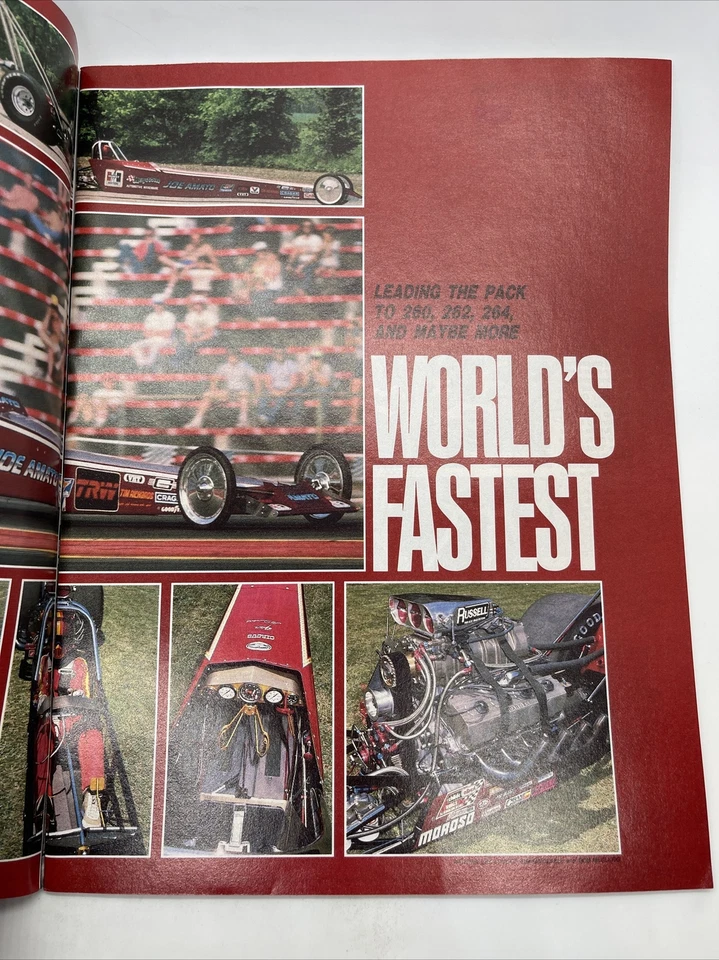 January 1985 Hot Rod Drag Racing Magazine-NHRA Indy-Garlits-Jet Cars-Joe Amato - Image 2 of 4