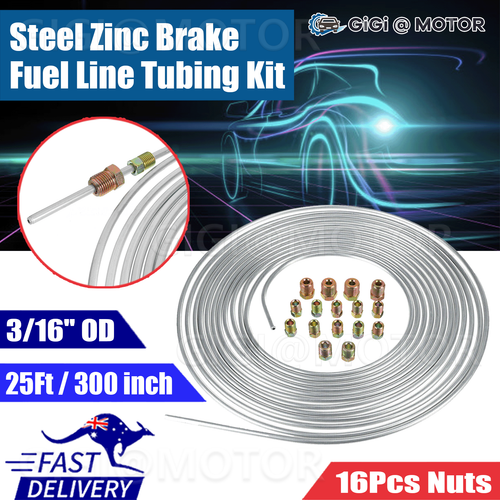 25-Foot Roll Of 1/4 Inch Zinc-Plated Brake Or Fuel Line Tubing – Durable & Flexible 4 thumbnail image