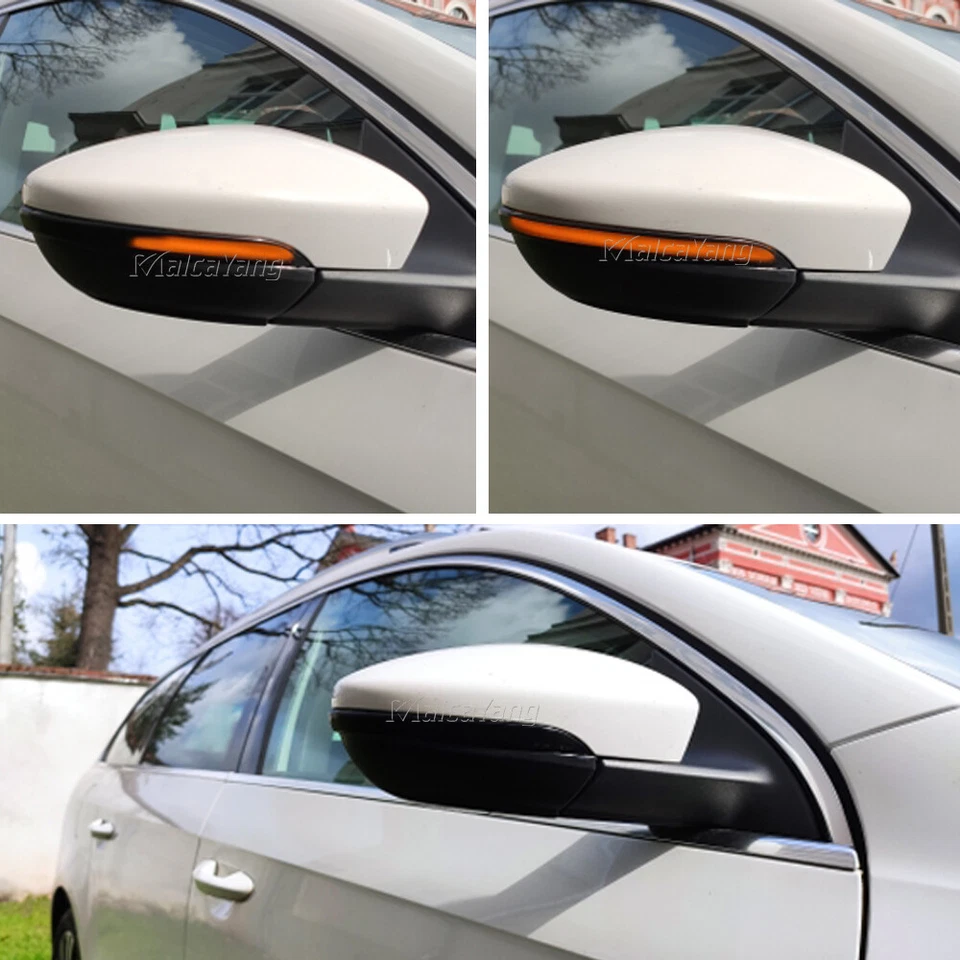 Luz de señal de giro secuencial LED para VW Scirocco Passat B7 CC EOS Beetle Jetta Foto 4 de 4