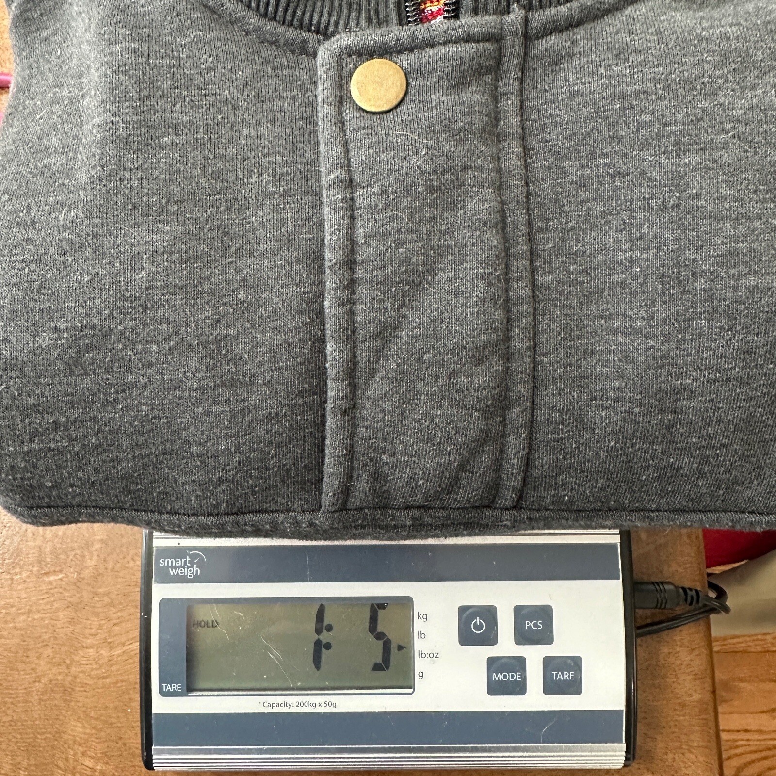 Orvis Quarter Zip Button Up Pullover Sweater Gray… - image 11