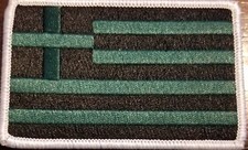 GREECE Flag Patch With Hook Loop Fastener Tactical Morale Greek Emblem 13