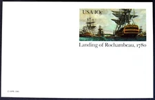 1980 US Sc. #UX84 mint postal card, 10 cent, sharp corners, excellent shape