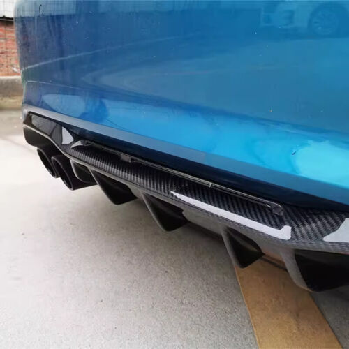 Real Carbon Fiber Rear Bumper Diffuser Lip Factory For BMW F87 M2 Coupe 16-20 MP - Picture 2 of 14