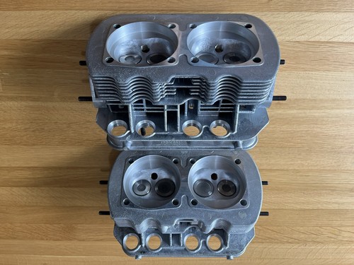 Classic VW Beetle Bus Ghia Air Cooled 1776 cc Twin Port Cylinder Heads 92 90.5mm - Picture 6 of 13
