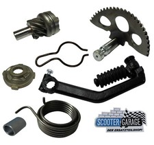 Kickstarter Hebel + Kickstarterwelle + Ritzel für Piaggio / Gilera 50ccm 2 Takt