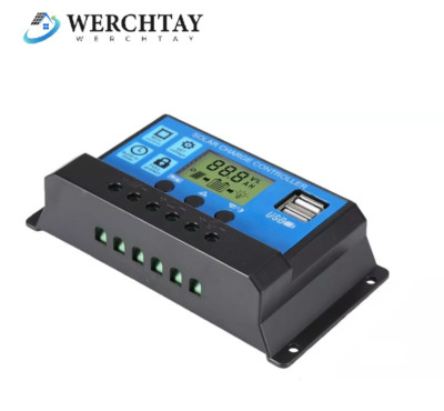 100A Solar Laderegler PWM Solar Panel Controller Regulator 12V / 24V Mit USB