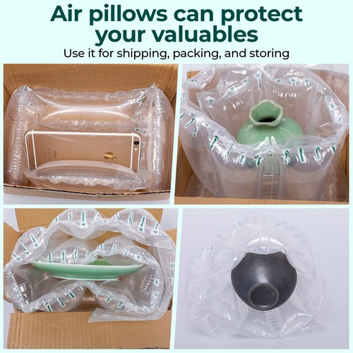 4x8 Air Pillows Inflatable 330 Count Void Fill Package Dunnage - Includes Pump - Picture 6 of 13