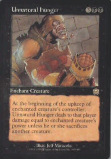 Unnatural Hunger - Mercadian Masques: #169, Magic: The Gathering Nm R131