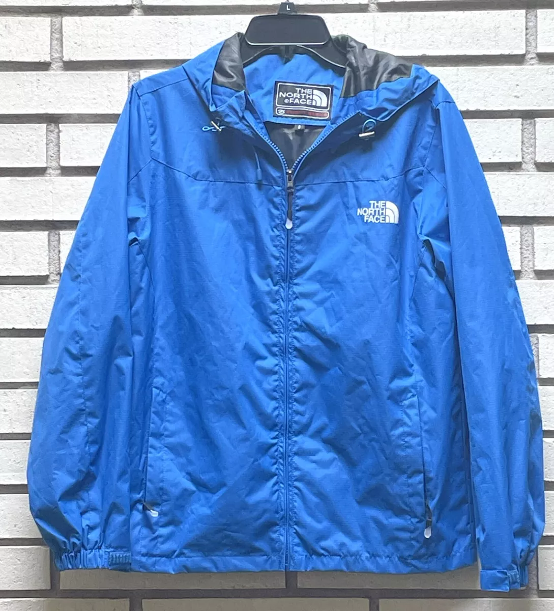 North face hotsell rain jacket blue