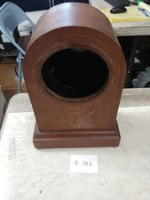 SETH THOMAS BEEHIVE MANTLE CLOCK CASE WITH FEET, BACK DOOR COVER