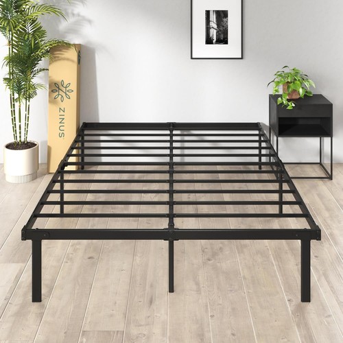 14 Inch Metal Platform Bed Frame Foldable Steel Frame No Box Spring Needed Full - Picture 11 of 12
