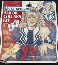 Vintage Daisy Kingdom #N20404NW "Sailor Collar Kit" for kids/dolls