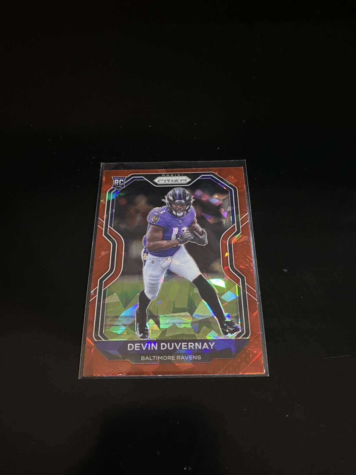 Devin Duvernay Panini Prizm #380 Red Ice
