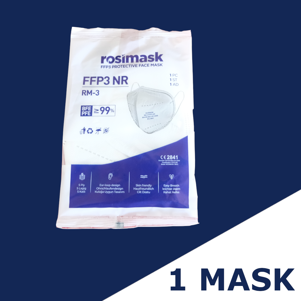 Disposable Face Masks OutdoorGems – 99% Filtration, CE Certified, Comfort Fit FFP3 Face Masks Pack Of 30