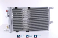 Nissens 94384 Condenser, Air Conditioning for Chevrolet, Opel, Vauxhall