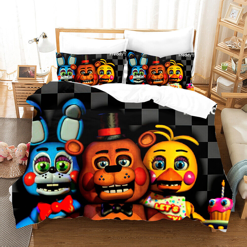 3D Five Nights at Freddy's FNAF Bedding Duvet Cover Comforter Cover Pillow  Case