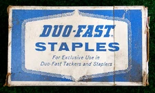 Box of 5000 Duo-Fast 1/4" x 1/2" Galvanized Staples No. 308-6