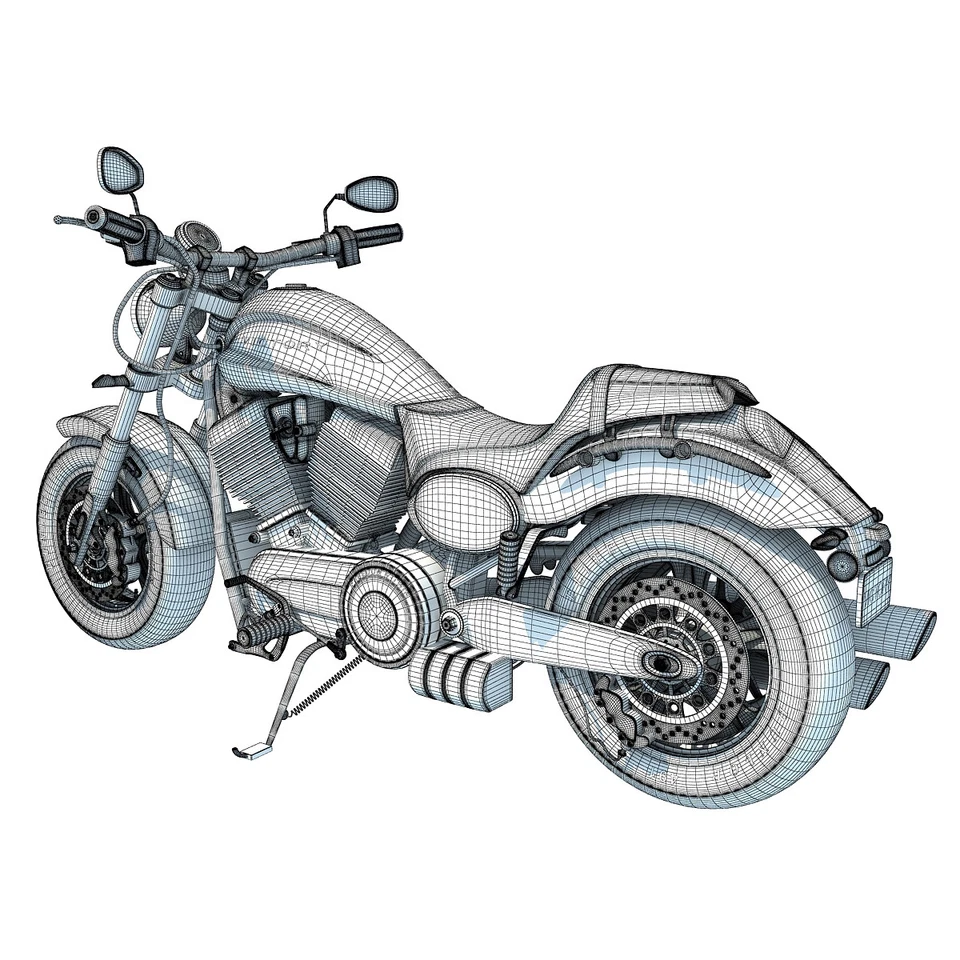 ESPEJO RETROVISOR LATERAL MOTO CROMADO 10MM PARA Victory Street Jackpot Hammer 8 Foto 2 de 4