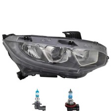 Scheinwerfer links inkl. OSRAM Lampen H11 HB3 für Honda Civic X Schrägheck FC_