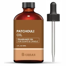 B-URBAN Patchouli Fragrance Oil for Candle,Diffusers &Crafts- 118ml-1000ml