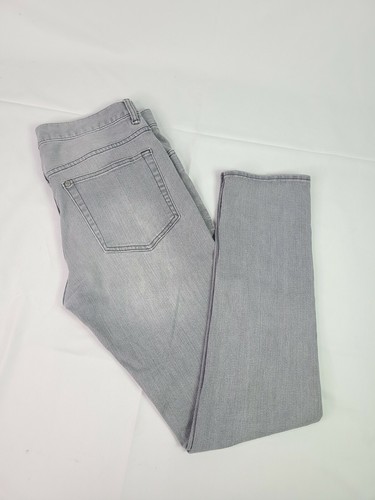H\u0026M Mens Denim Jeans Size 32 GRAY Slim 