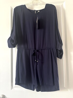Francescas Closet Open Back Jumper with Pockets Size S NWT